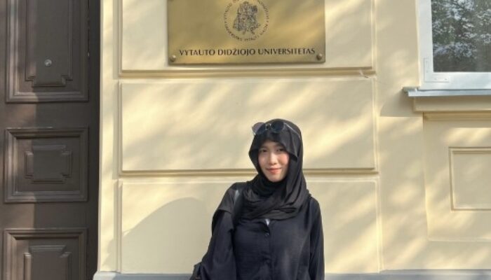 Afina Ramadina, Mahasiswa UNAIR, Raih Beasiswa IISMA dan Jadi Relawan di Lithuania