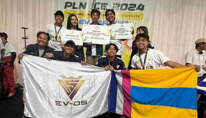 Gokart Listrik Rendah Emisi Tim EV-OS Berjaya di PLN ICE