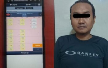 100 Hari Program Kerja Presiden RI, Polsek Semampir Amankan Pelaku Judi Online