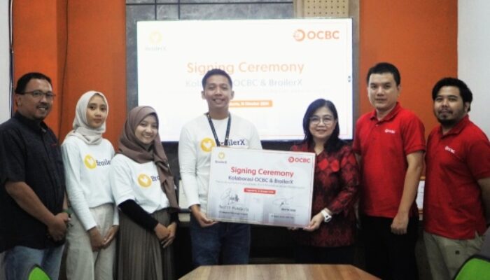 OCBC NISP Gandeng BroilerX Dukung Pembiayaan UMKM Peternakan Modern