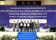 Lantik Dokter Hewan Baru, Dekan FKH Dorong Lulusan untuk Terus Bersaing
