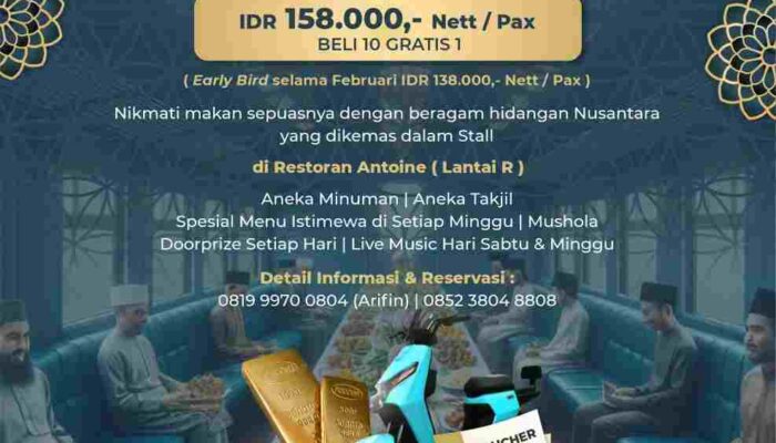 Buka Puasa Istimewa di The Capital Hotel Surabaya dengan Menu Variatif Setiap Hari