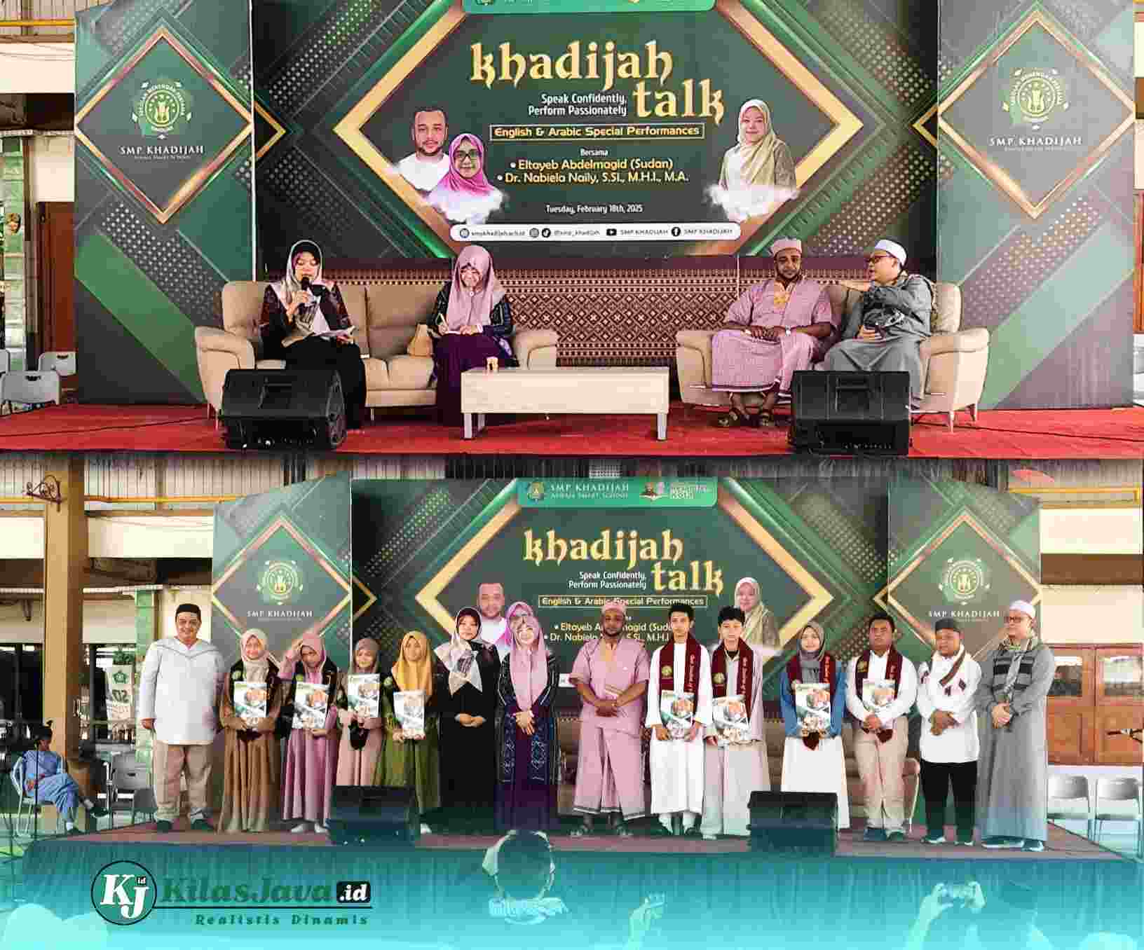 SMP Khadijah Surabaya kembali menggelar acara tahunan bertajuk Khadijah Talk, ajang apresiasi bagi siswa yang mengikuti program Fun