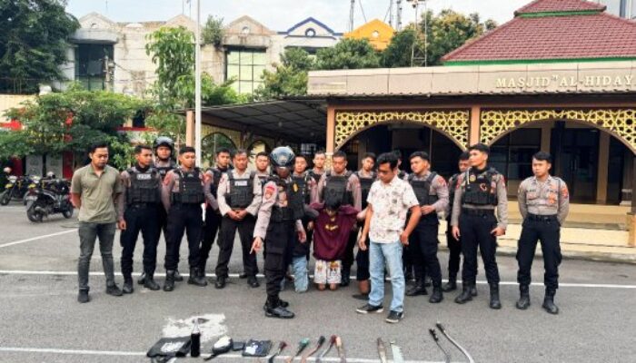 Tiga Anggota Gangster Diamankan Polisi, Diduga Pakai Narkoba