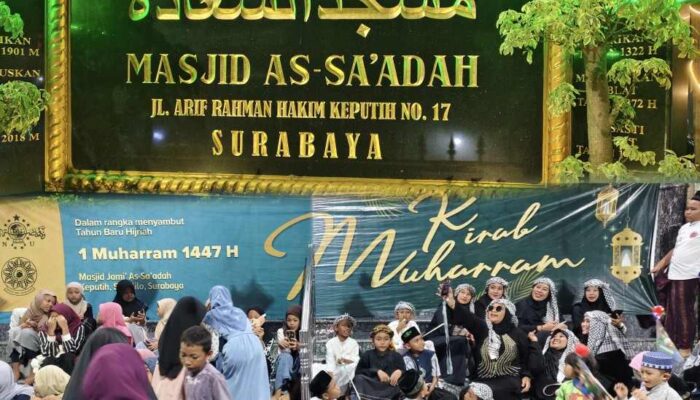 Meriahnya Kirab 1 Muharram di Masjid As-Sa’adah, Wujud Syiar dan Kerukunan Warga