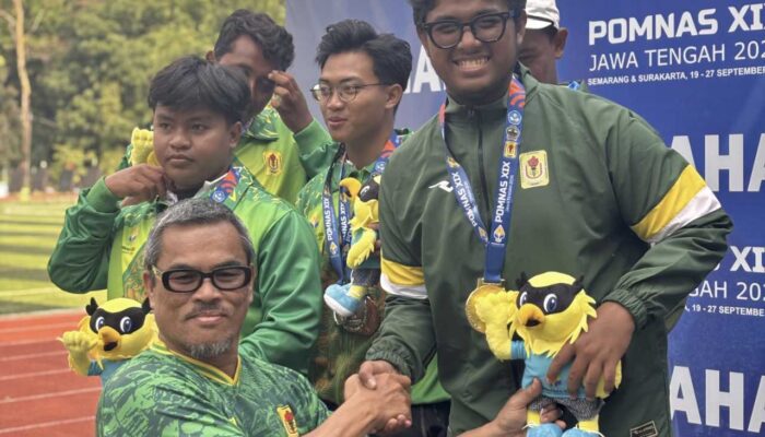 Mahasiswa UNAIR Sumbang Emas Panahan di POMNAS XIX