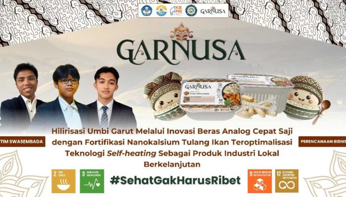 GARNUSA Inovasi Pangan Mahasiswa Unair dari Umbi Garut dan Tulang Ikan