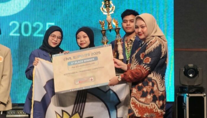 ITS Sabet Juara Umum GEC 2025, Geostab65 Kokoh di Puncak