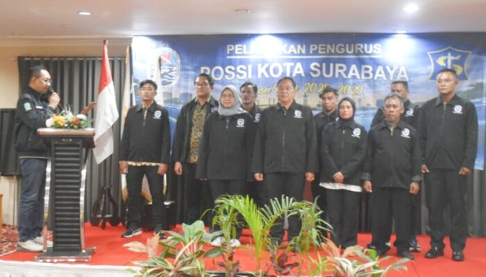 POSSI Surabaya Periode 2025–2029 Dilantik, Fokus Pembinaan Klub dan Prestasi Nasional