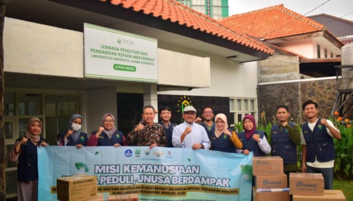 Unusa Peduli Turun ke Aceh, Fokus Layani Kelompok Rentan Korban Bencana