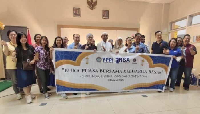Ramadan Penuh Kebersamaan, YPPI, NSA, dan UWIKA Gelar Buka Puasa Bersama Sahabat Media di Surabaya