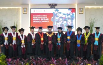 Ubaya Kukuhkan 10 Guru Besar Baru, Perkuat Ekosistem Riset dan Inovasi
