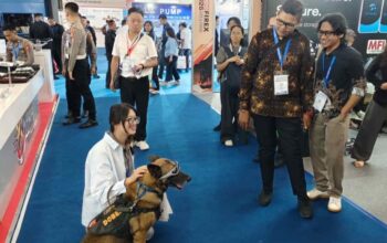 Korsabhara Baharkam Polri Tampilkan Alsus dan K-9 di Indo Security 2026