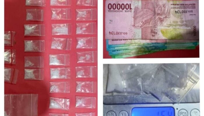 Satresnarkoba Polres Pelabuhan Tanjung Perak Ciduk Pengedar Sabu, 28 Poket Diamankan