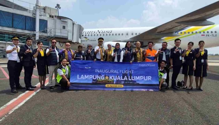 Transnusa Buka Rute Jakarta-Lampung dan Lampung-Kuala Lumpur, Perkuat Konektivitas Internasional