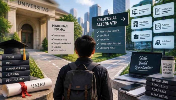 Ketika Ijazah Tak Lagi Sendirian: Kredensial Alternatif dan Masa Depan Dunia Kerja
