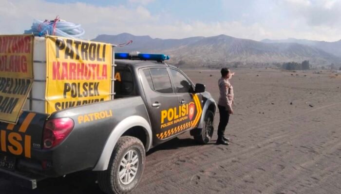 Cegah Karhutla, Polres Probolinggo Intensifkan Patroli di Kawasan Wisata Gunung Bromo