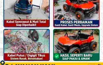 Servis mobil mainan