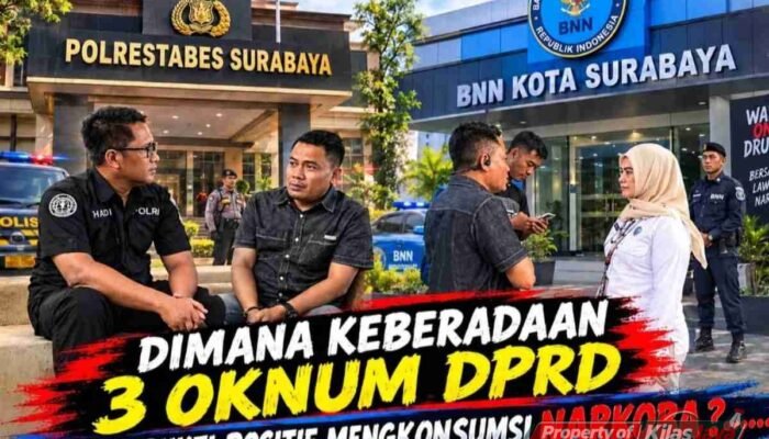 AMI Pertanyakan Beda Keterangan Polrestabes Surabaya dan BNNK soal Asesmen 3 Anggota DPRD