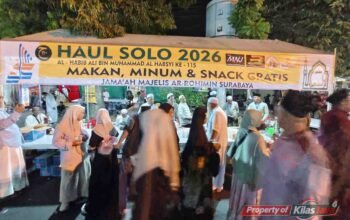 Haul Solo 2026, Majelis Ar-Rohimin Bagikan 30 Ribu Snack dan Minuman Gratis