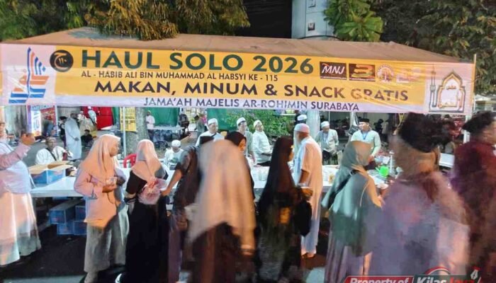 Haul Solo 2026, Majelis Ar-Rohimin Bagikan 30 Ribu Snack dan Minuman Gratis
