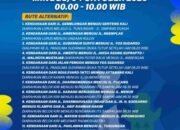 ISOPLUS Marathon 2026, Rekayasa Lalu Lintas Berlaku Mulai Tengah Malam